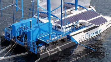 French team designs ocean cleanup yacht that feeds on plastic trash